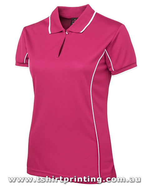 P72W Ladies Johnny Bobbin Piping Polo